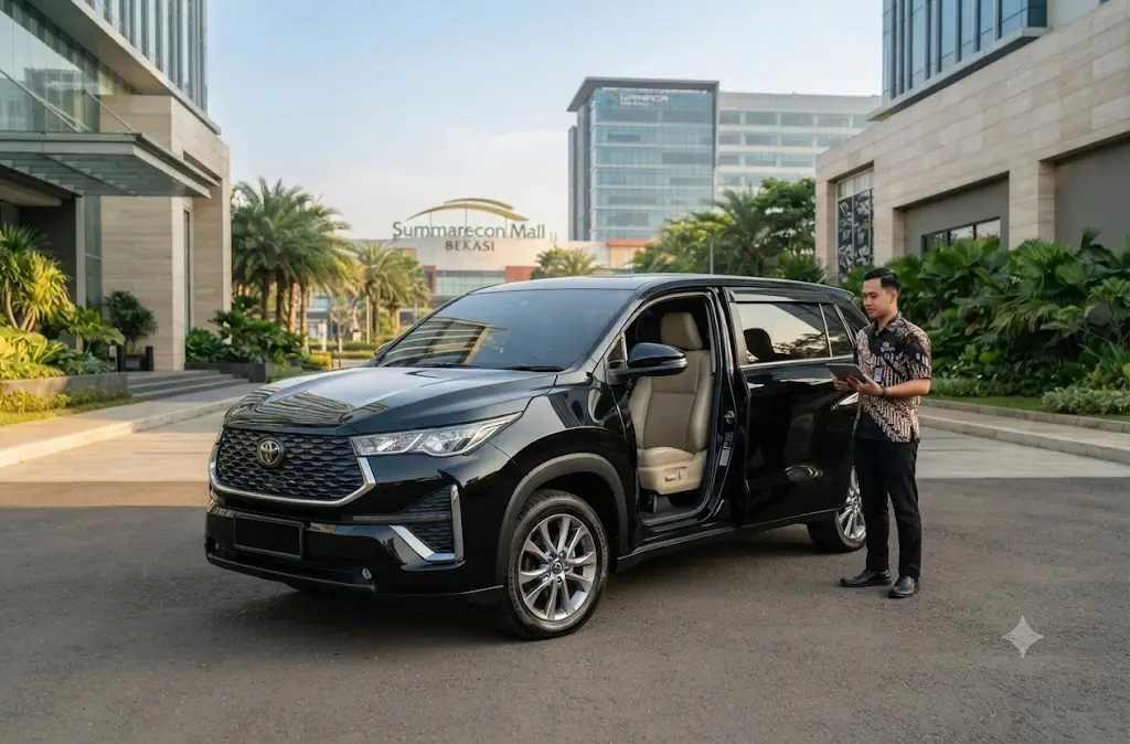 Layanan sewa mobil Bekasi dengan supir profesional dari Nusa Rent Car